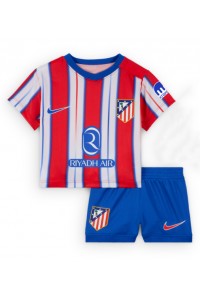 Atletico Madrid Babytruitje Thuis tenue Kind 2024-25 Korte Mouw (+ Korte broeken)